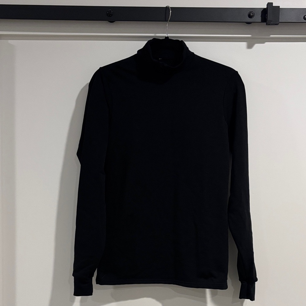 Black Mock-Turtleneck Women's Baselayer